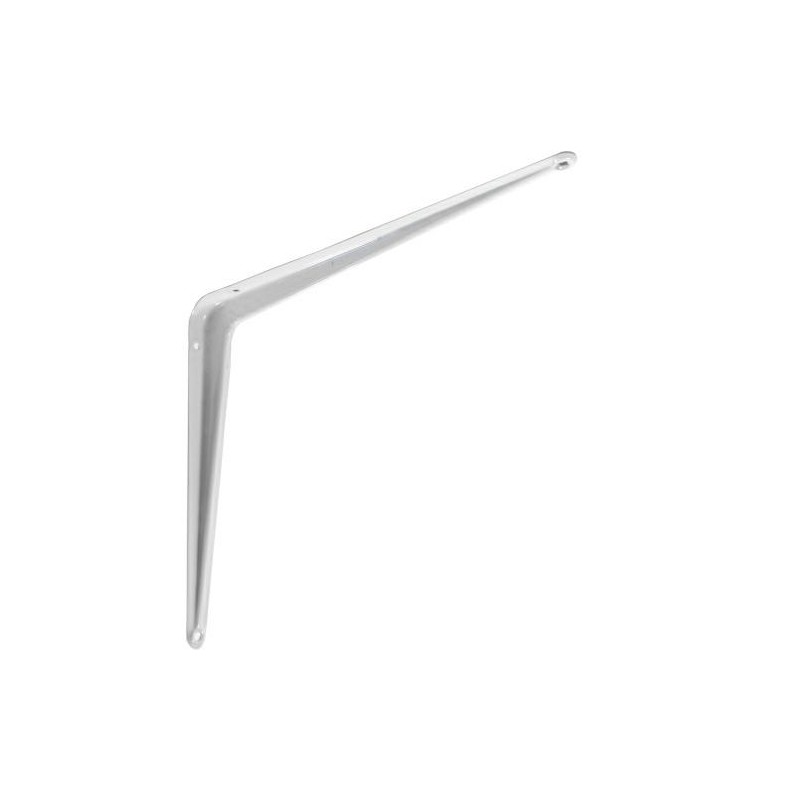Wspornik półki stalowy biały 300x250mm mod. 1