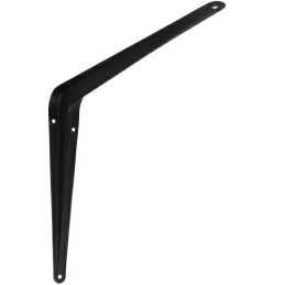 Wspornik półki stalowy czarny 300x250mm mod. 1