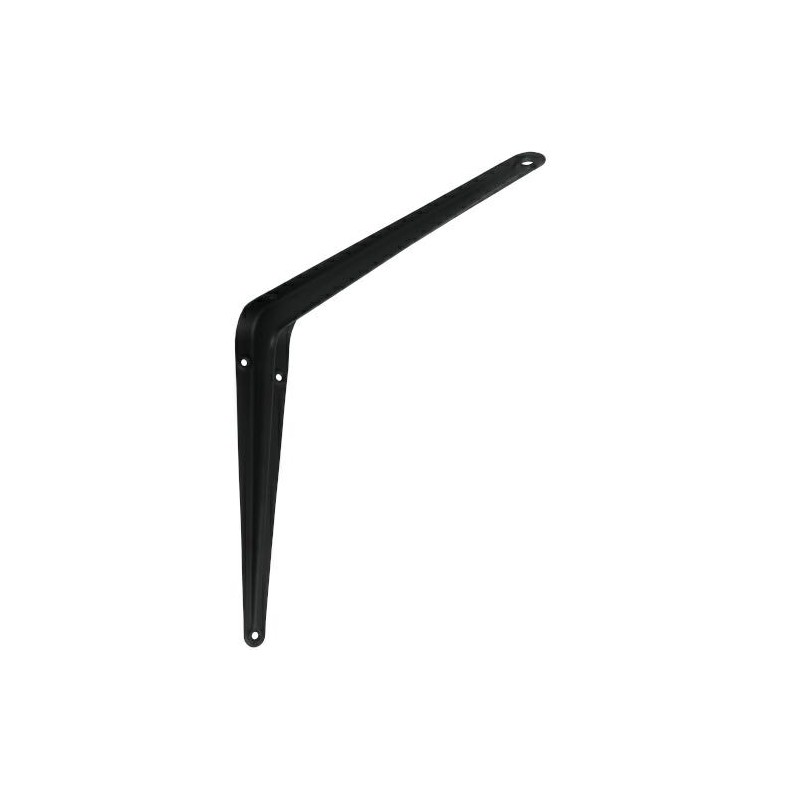 Wspornik półki stalowy czarny 300x250mm mod. 1
