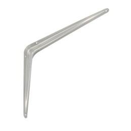 Wspornik półki stalowy srebrny 300x250mm mod. 1