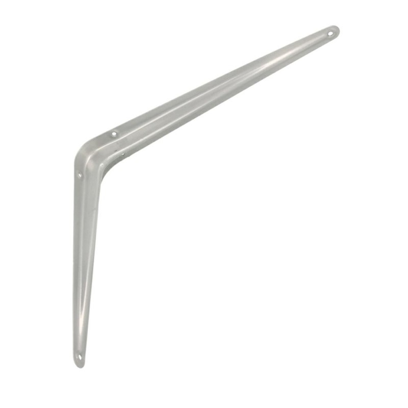Wspornik półki stalowy srebrny 300x250mm mod. 1