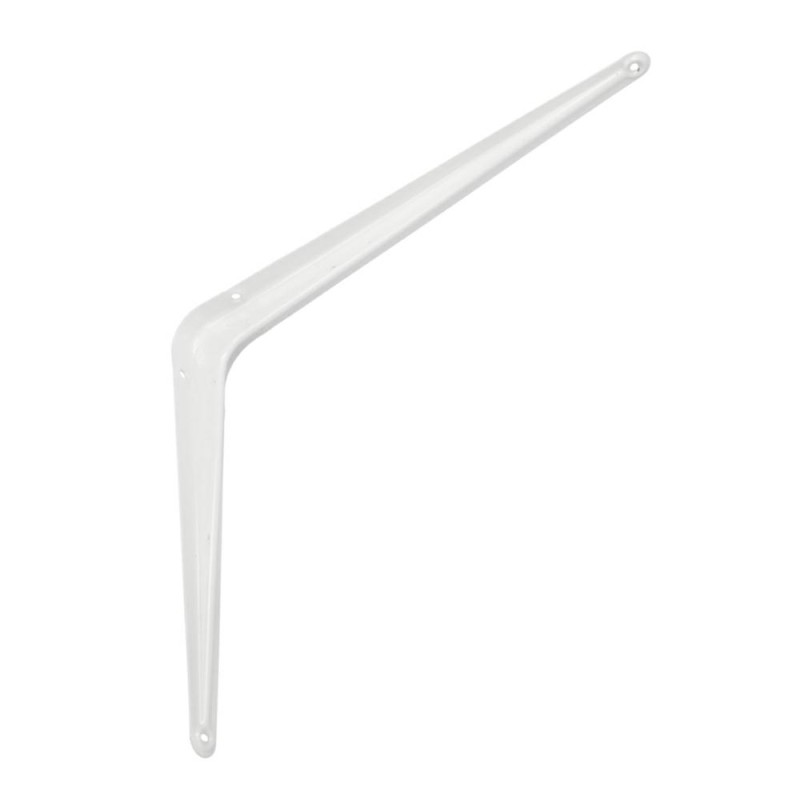Wspornik półki stalowy biały 350x300mm mod. 1