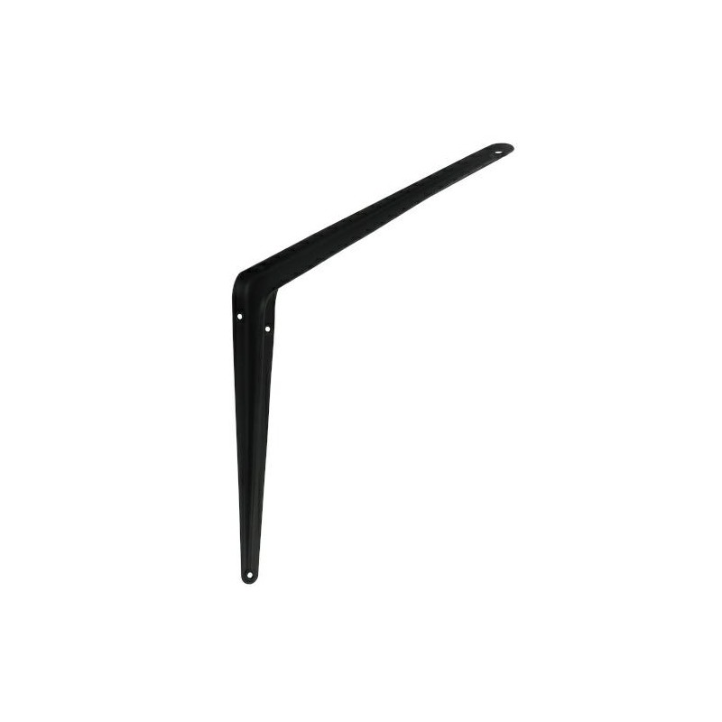 Wspornik półki stalowy czarny 350x300mm mod. 1