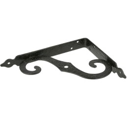 Wspornik półki ornamentalny stal czarny 115x150mm mod.2