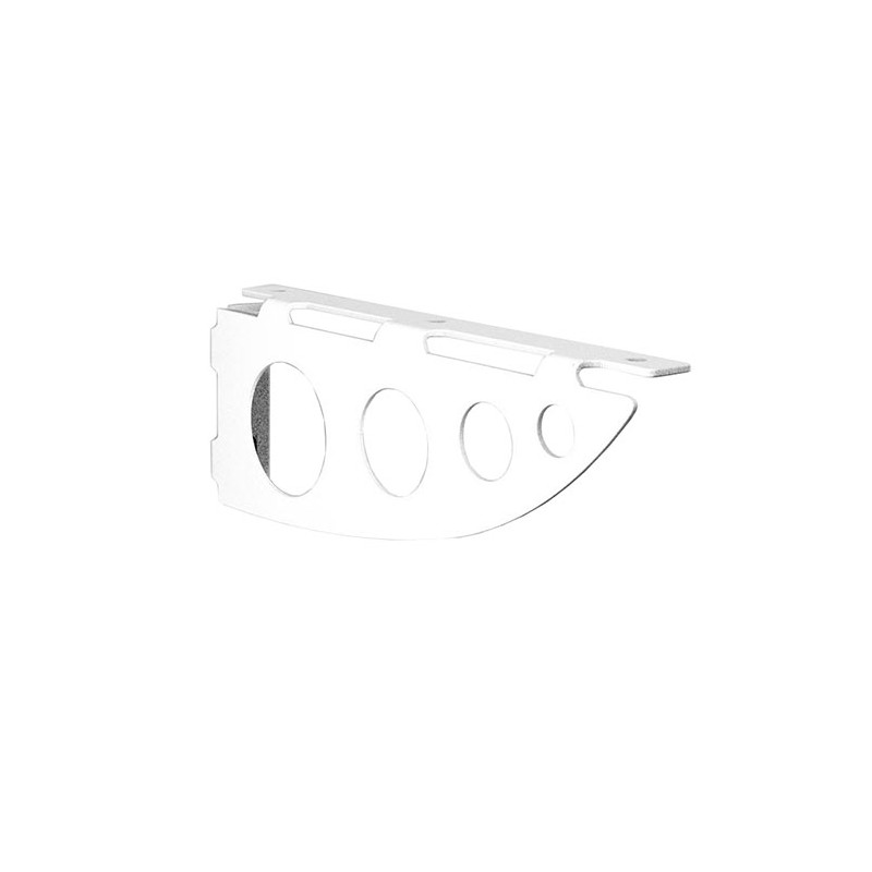 Wspornik półki stalowy biały 100x240mm mod. SERENISSIMA 24 2szt.