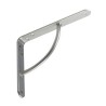 Wspornik półki wzmocniony stal szary metalik 150x125mm mod. 12