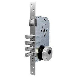 Zamek bolcowy na wkładkę 85/50 niklowany F270 prost. zestaw TESA R200B566N