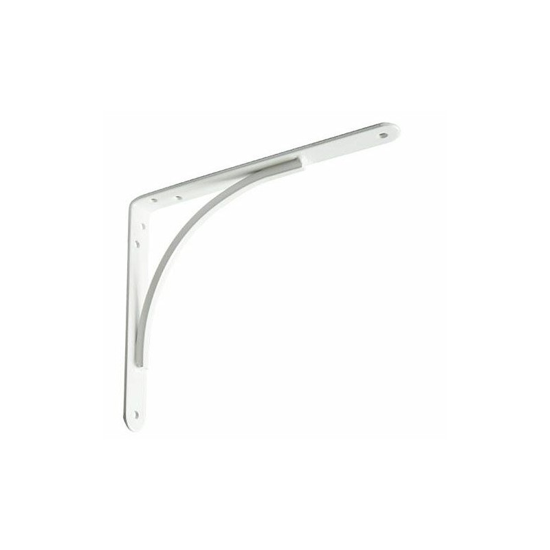 Wspornik półki stalowy biały 150x125mm mod.10