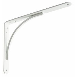 Wspornik półki stalowy biały 200x150mm mod.10