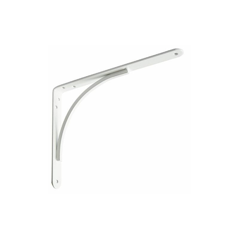 Wspornik półki stalowy biały 200x150mm mod.10