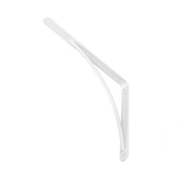 Wspornik półki stalowy biały 200x150mm mod.10