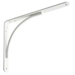 Wspornik półki stalowy biały 200x150mm mod.10