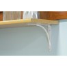 Wspornik półki stalowy biały 250x200mm mod.10