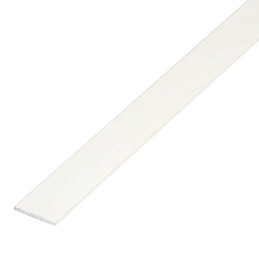 Płaskownik 20x3-2,5M aluminiowy biały