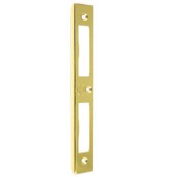 Zaczep kątowy 170x22x8mm mosiądzowany do zamka ALFA i BETA
