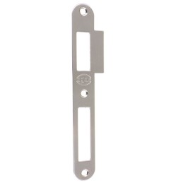 Zaczep 165x22mm z najazdem 10mm nikiel satyna do zamka ALFA i BETA