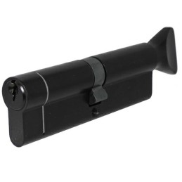 Wkładka z gałką do drzwi 100mm G50/50 czarna mod. V5