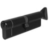 Wkładka z gałką do drzwi 100mm G50/50 czarna mod. V5