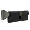 Wkładka z gałką do drzwi 90mm G45/45 czarna mod. V5