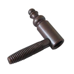 Zawias wkręcany fi. 9mm Część żeńska brązowy mod.50 (w całości 9x66mm)