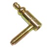 Zawias wkręcany fi. 9mm Część żeńska ocynk żółty mod.50 (w całości 9x66mm)