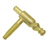 Zawias wkręcany fi. 9mm Część męska mosiądzowany mod.50 (w całości 9x66mm)
