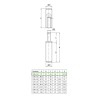 Zawias 5-100x16 do spawania surowy