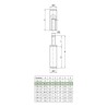 Zawias 5-120x16 do spawania surowy