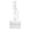 Zawias 5-120x18 do spawania surowy