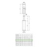 Zawias 5-120x20 do spawania surowy