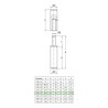 Zawias 5-120x22 do spawania surowy
