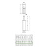 Zawias 5-140x22 do spawania surowy