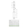 Zawias 5-150x22 do spawania surowy