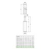 Zawias 5-150x25 do spawania surowy