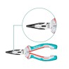 Szczypce wzmocnione płaskie 160mm +30% mod. THT220606S(D) TOTAL