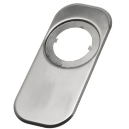 Podkładka pod szyld antywłamaniowy 165x75mm chrom mat mod.10