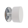 Odbój drzwiowy samoprzylepny 40mm INOX - biały mod.305