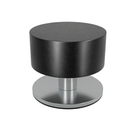 Odbój drzwiowy samoprzylepny 40mm INOX - czarny mod.305 DIS