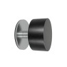Odbój drzwiowy samoprzylepny 40mm INOX - czarny mod.305 DIS