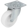 Kółko skrętne 125mm na płytce nylon białe mod. 2550