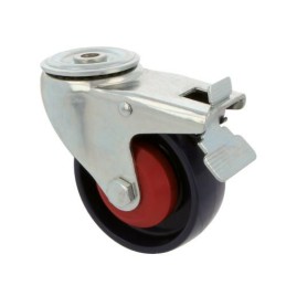 Kółko nylonowe 100mm z otworem 12,5mm hamulec 250kg mod. 2554