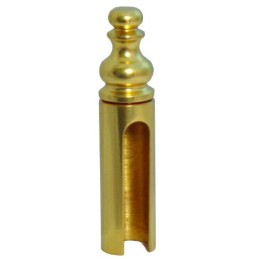 Osłonka do zawiasu wkręcanego fi. 16mm antyczne francuskie złoto ozdobna mod. 3154