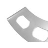 Wspornik półki stalowy srebrny 190x180mm mod. BOOMERANG 20 2szt. rysy lekko porysowany