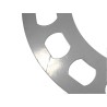 Wspornik półki stalowy srebrny 190x180mm mod. BOOMERANG 20 2szt. rysy lekko porysowany
