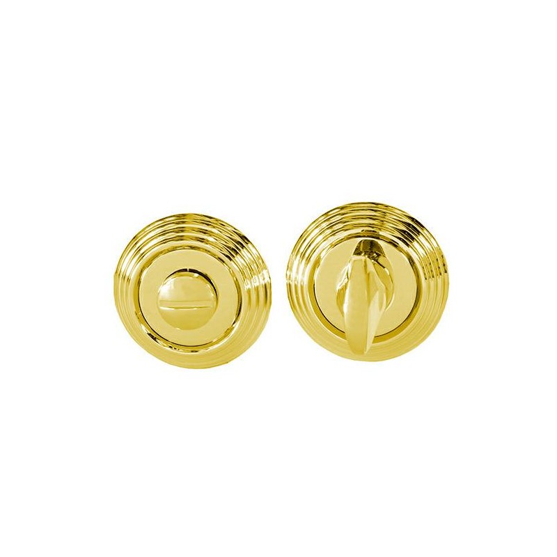 Szyld WC z pokrętłem rozeta 57mm mosiądz t.6mm mod. 269W315