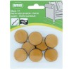 Ślizg do mebli 25mm brązowy z tworzywa PTFE 8 szt. mod. 77