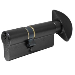 Wkładka z gałką do drzwi 67mm czarna G40/27 mod. 600