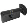 Wkładka z gałką do drzwi 67mm czarna G40/27 mod. 600