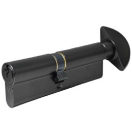 Wkładka drzwiowa 90mm czarna z gałką G55/35 mod.600