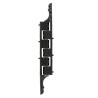 Zawias meblowy 95x54mm czarny 2szt. mod. 557
